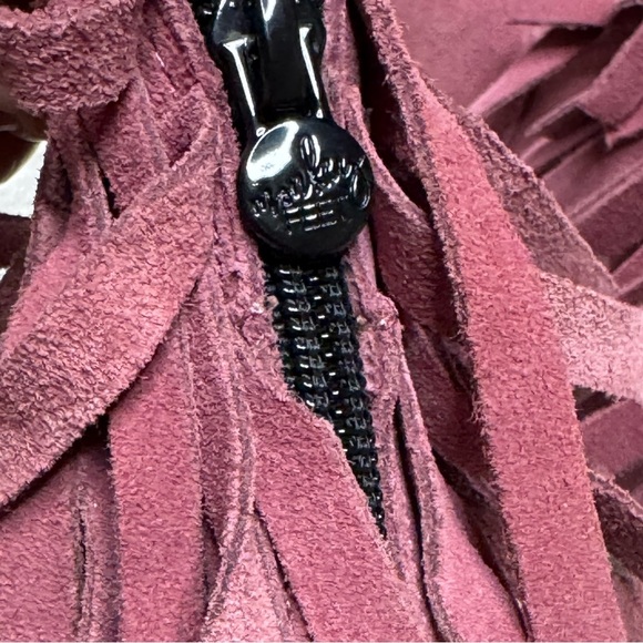 Fringe Boots Monkey feet dusty rose/pink size 2/3 yrs - Picture 12 of 14